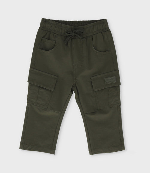 Pantalón bebé niño cargo 3 meses / Verde