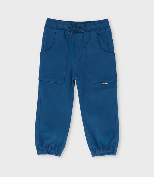 Pantalón bebé niño cargo 3 meses / Azul Marino