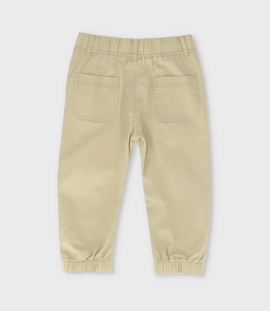 Pantalón bebé niño jogger 3 meses / Beige