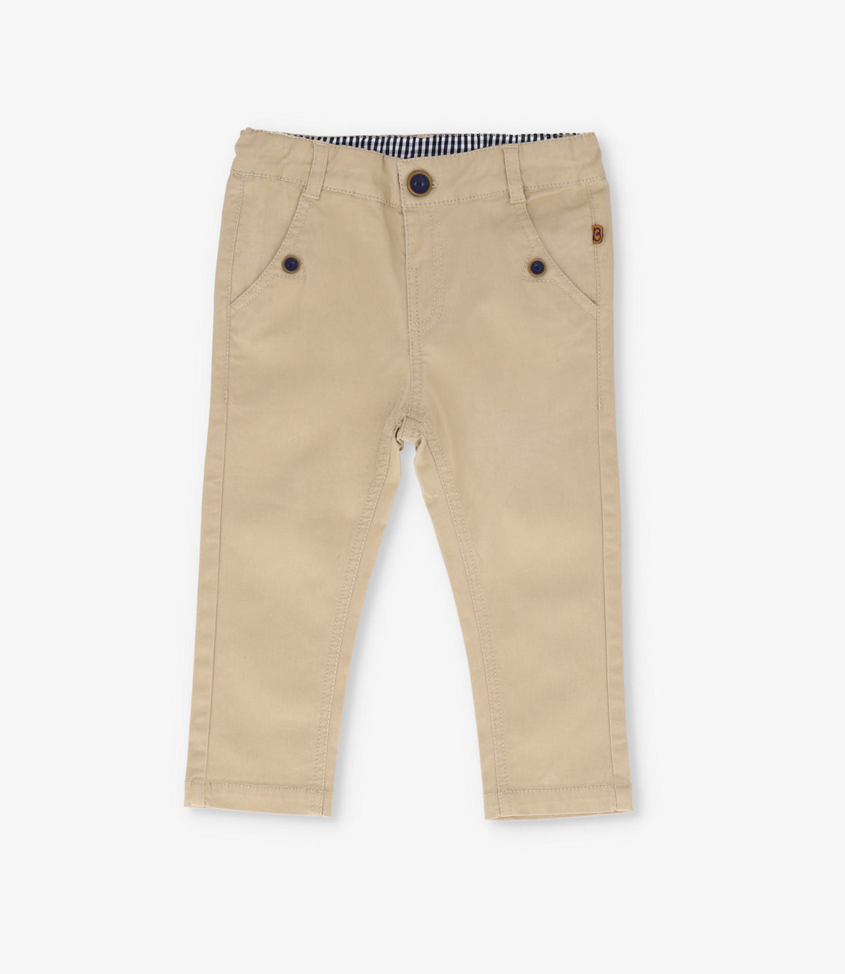 Pantalón bebé niño básico 3 meses / Beige