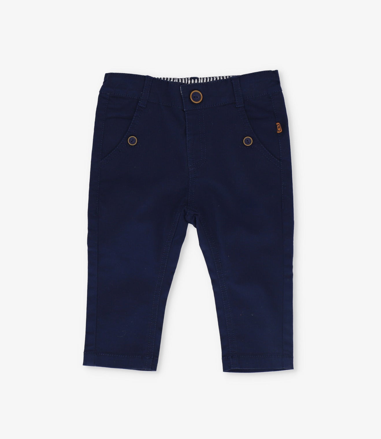 Pantalón bebé niño básico 3 meses / Azul Marino