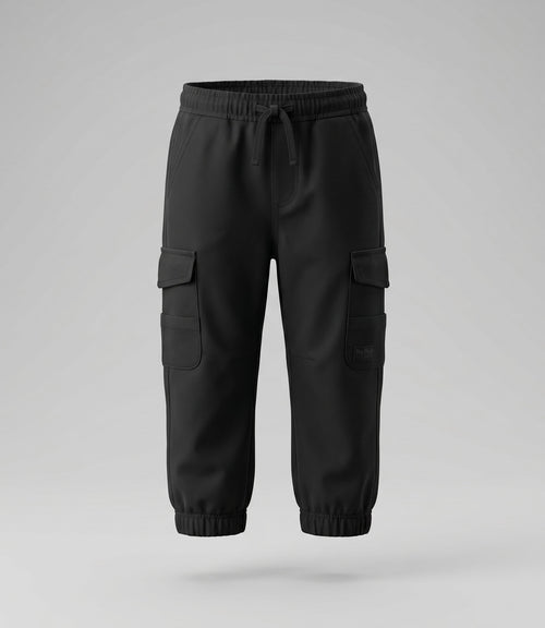 Pantalón bebé jogger 3 meses / Negro