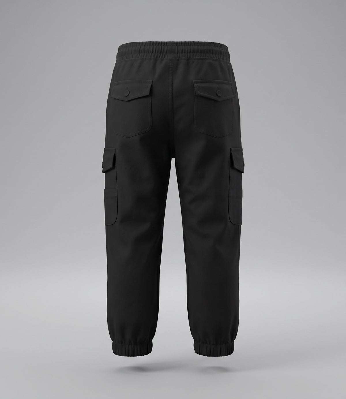 Pantalón bebé jogger 3 meses / Negro