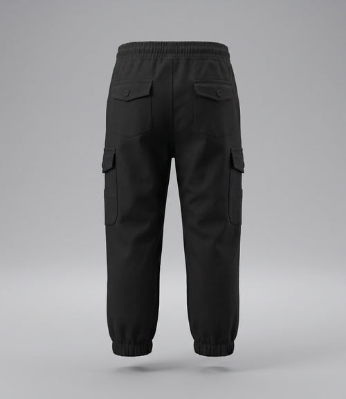 Pantalón bebé jogger 3 meses / Negro