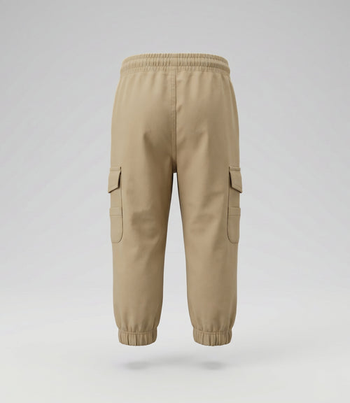 Pantalón bebé jogger 3 meses / Beige