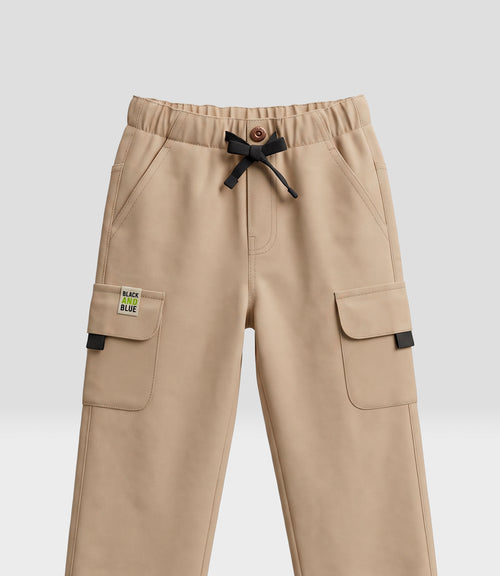 Pantalón bebé niño cargo 3 meses / Beige