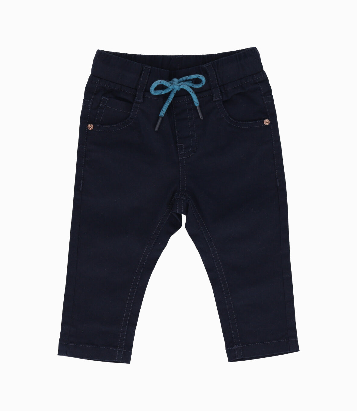 Pantalón bebé niño básico 3 meses / Azul Marino