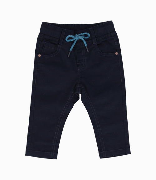 Pantalón bebé niño básico 3 meses / Azul Marino