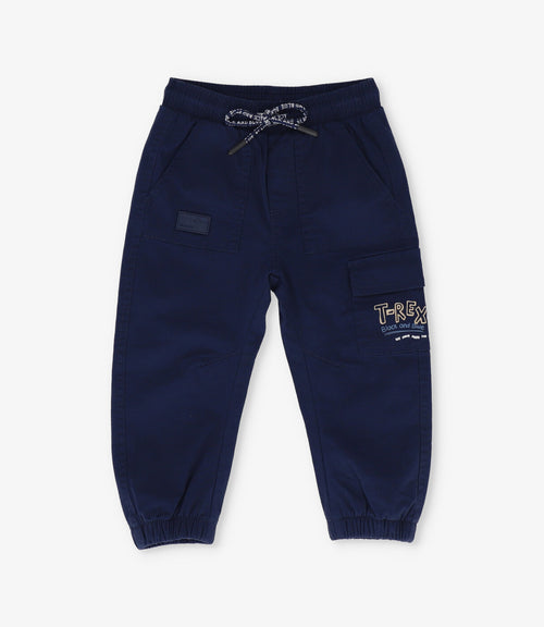 Pantalón bebé niño jogger 3 meses / Azul Marino