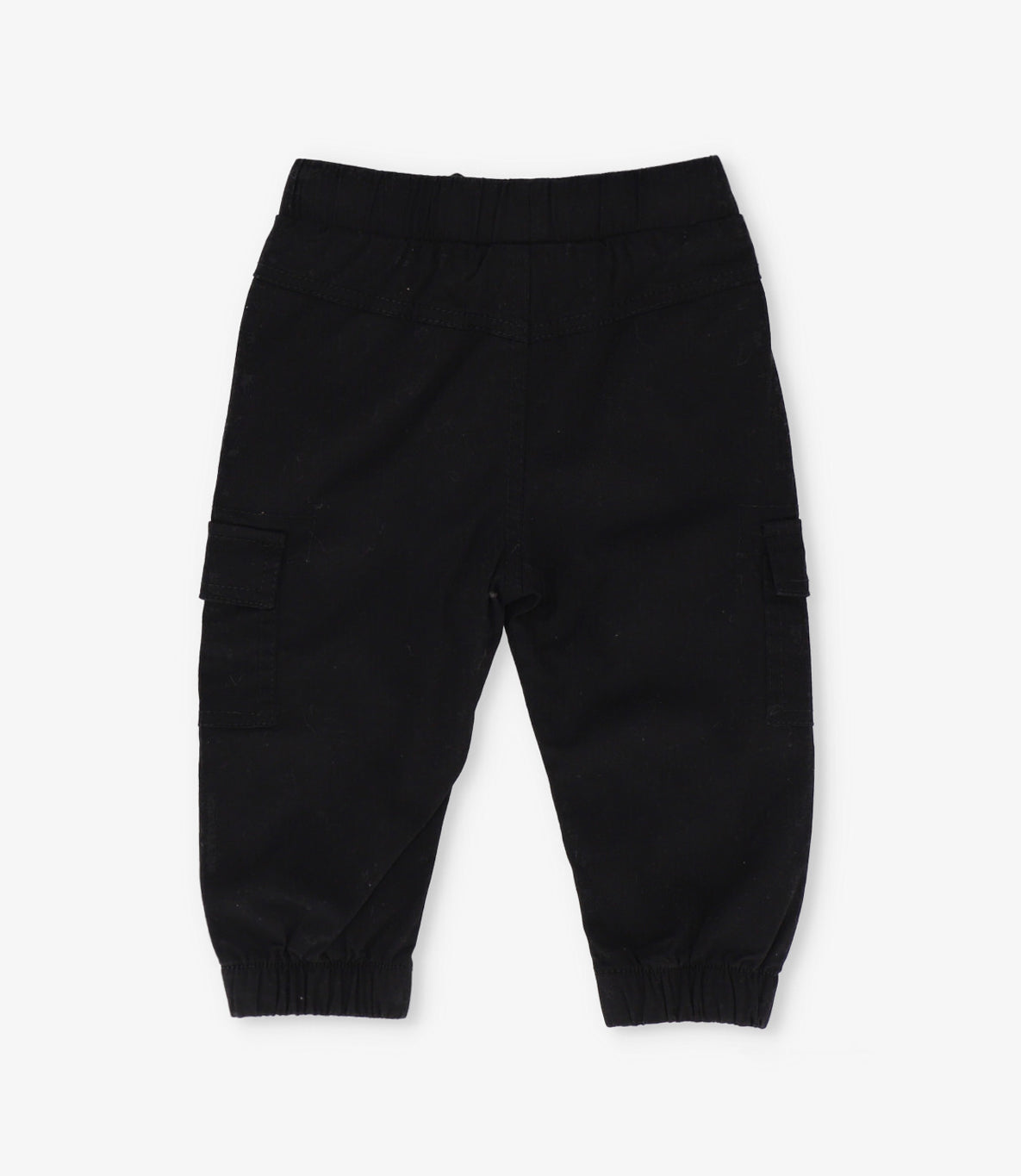 Pantalón bebé niño jogger 3 meses / Negro