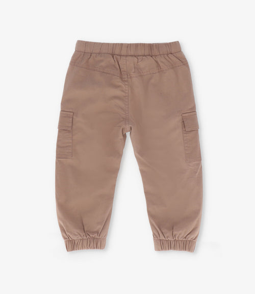 Pantalón bebé niño jogger 3 meses / Café