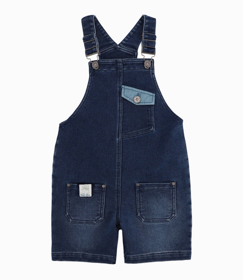Jardinera Bebé De Denim 3 meses / Celeste