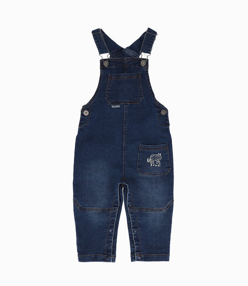 Jardinera bebé denim 3 meses / Azul Marino