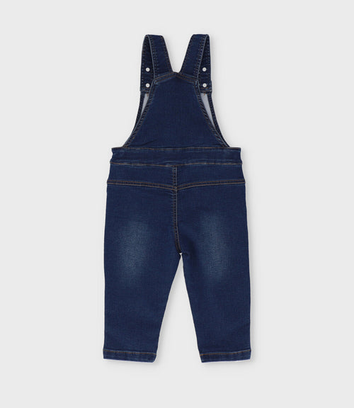 Jardinera bebé niño denim 3 meses / Azul Marino