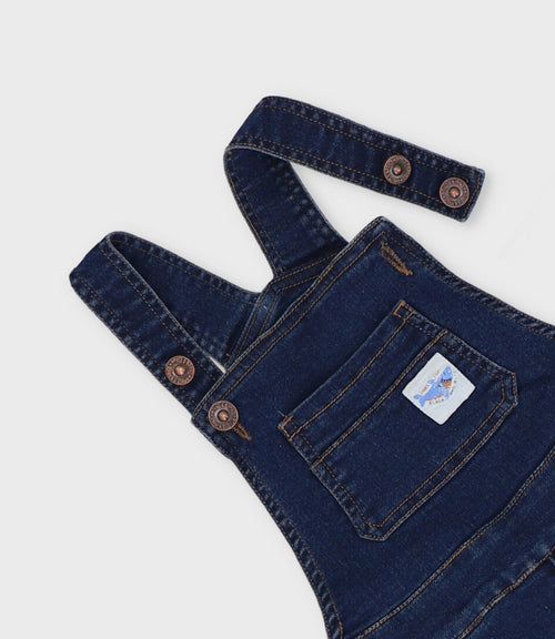 Jardinera bebé niño denim 3 meses / Azul Marino