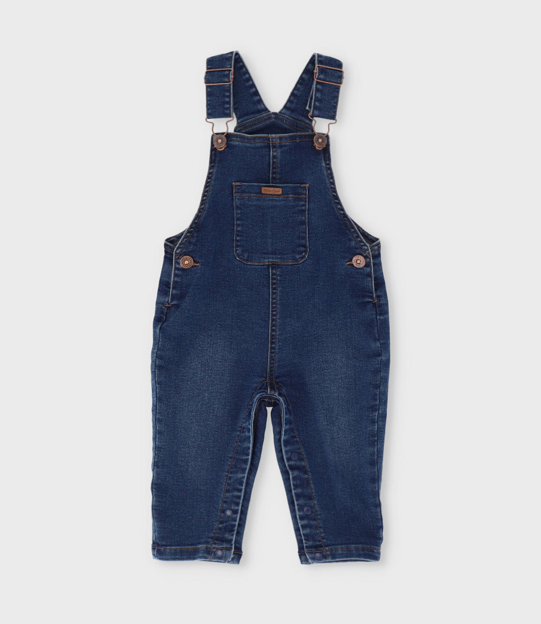 Jardinera bebé niño denim 3 meses / Azul Marino