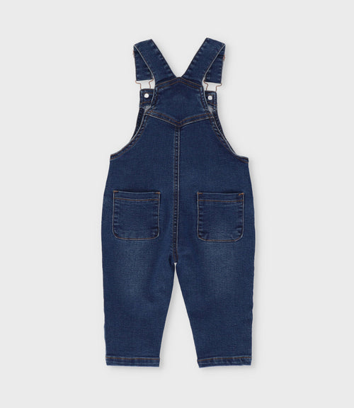 Jardinera bebé niño denim 3 meses / Azul Marino