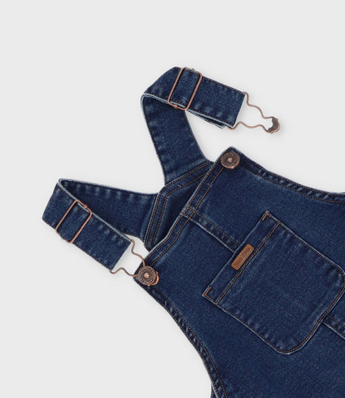 Jardinera bebé niño denim 3 meses / Azul Marino