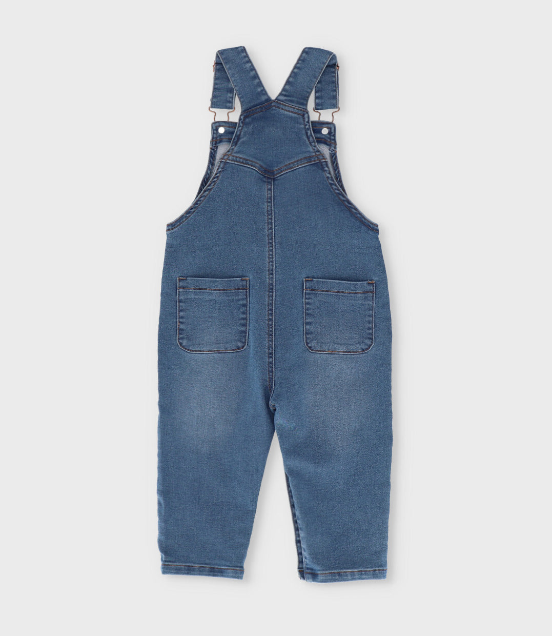 Jardinera bebé niño denim 3 meses / Celeste
