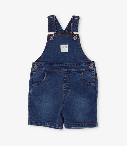 Jardinera bebé niño denim 3 meses / Azul Marino