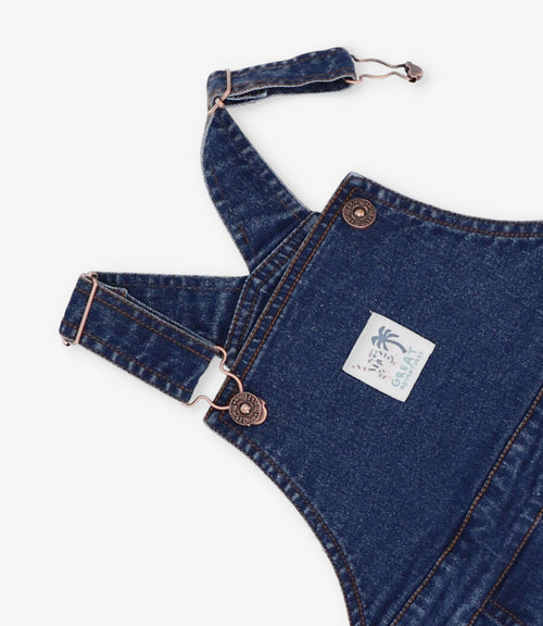 Jardinera bebé niño denim 3 meses / Azul Marino