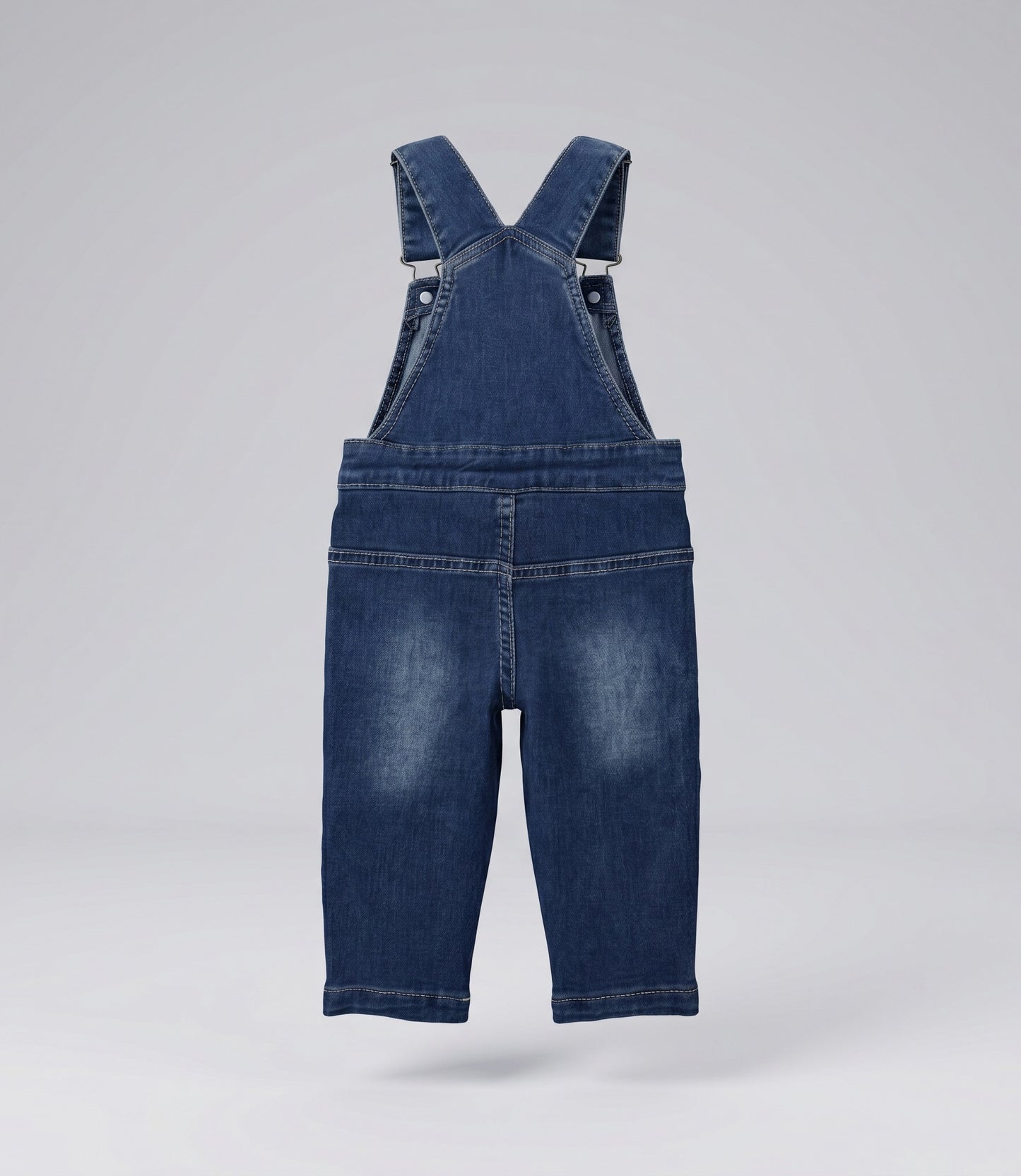 Jardinera bebé denim 3 meses / Celeste