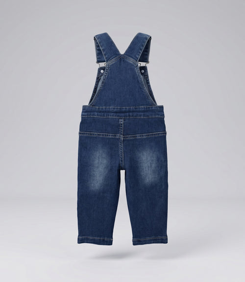 Jardinera bebé denim 3 meses / Celeste