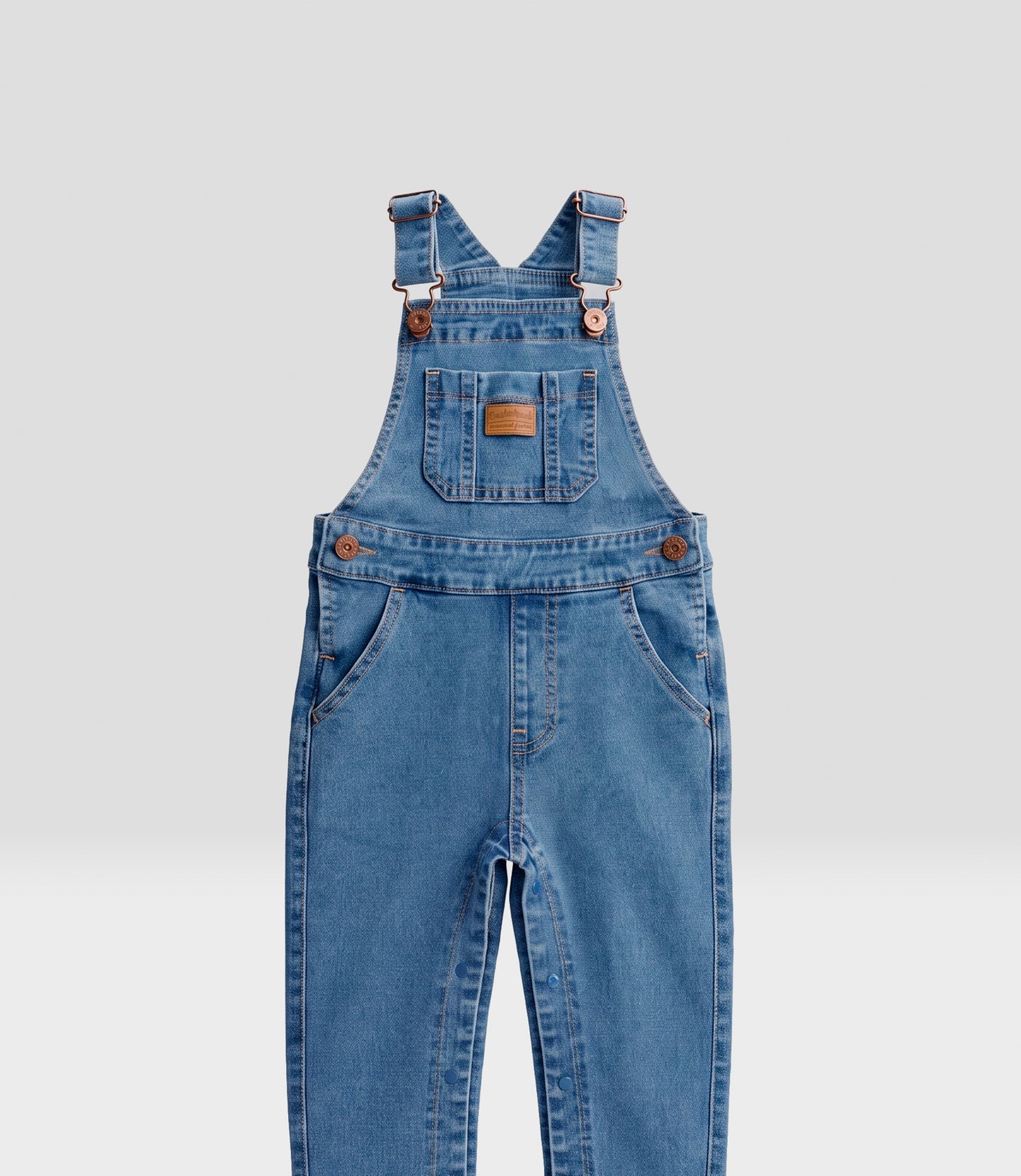 Jardinera bebé niño denim 3 meses / Azul