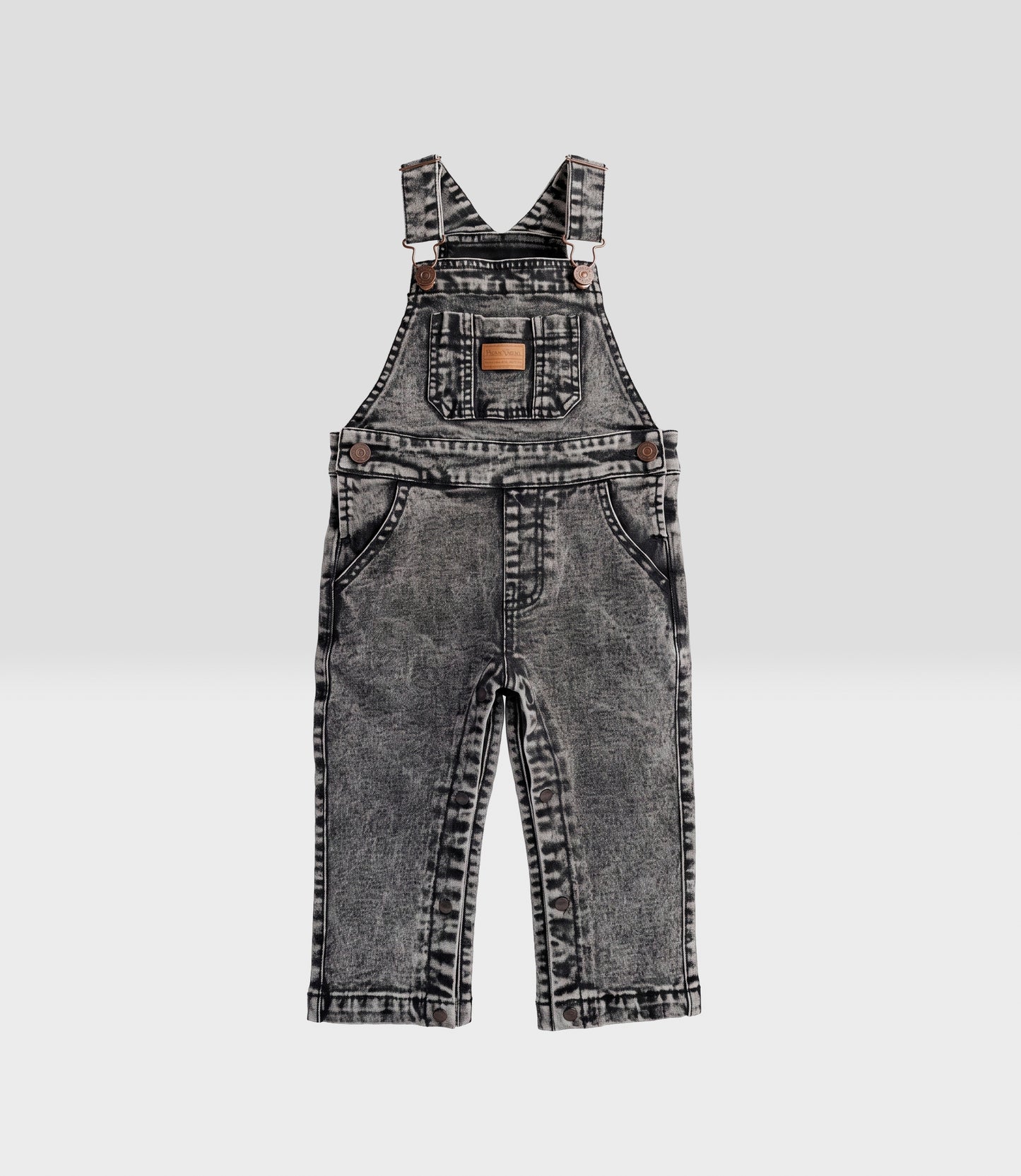 Jardinera bebé niño denim 3 meses / Gris