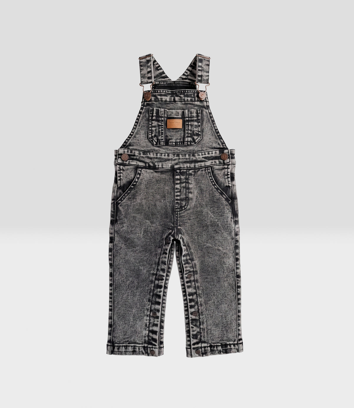 Jardinera bebé niño denim 3 meses / Gris