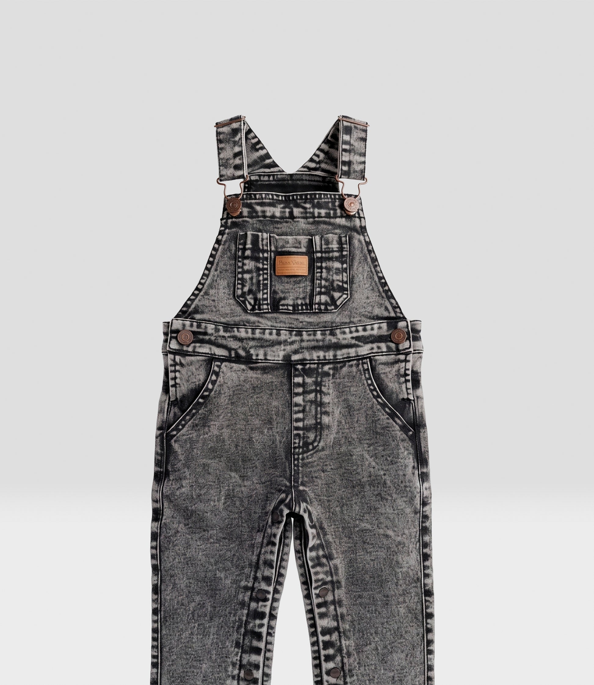 Jardinera bebé niño denim 3 meses / Gris