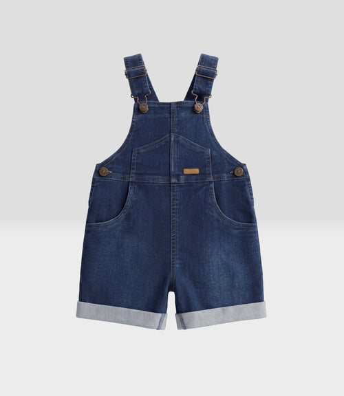 Jardinera bebé niño denim 3 meses / Azul