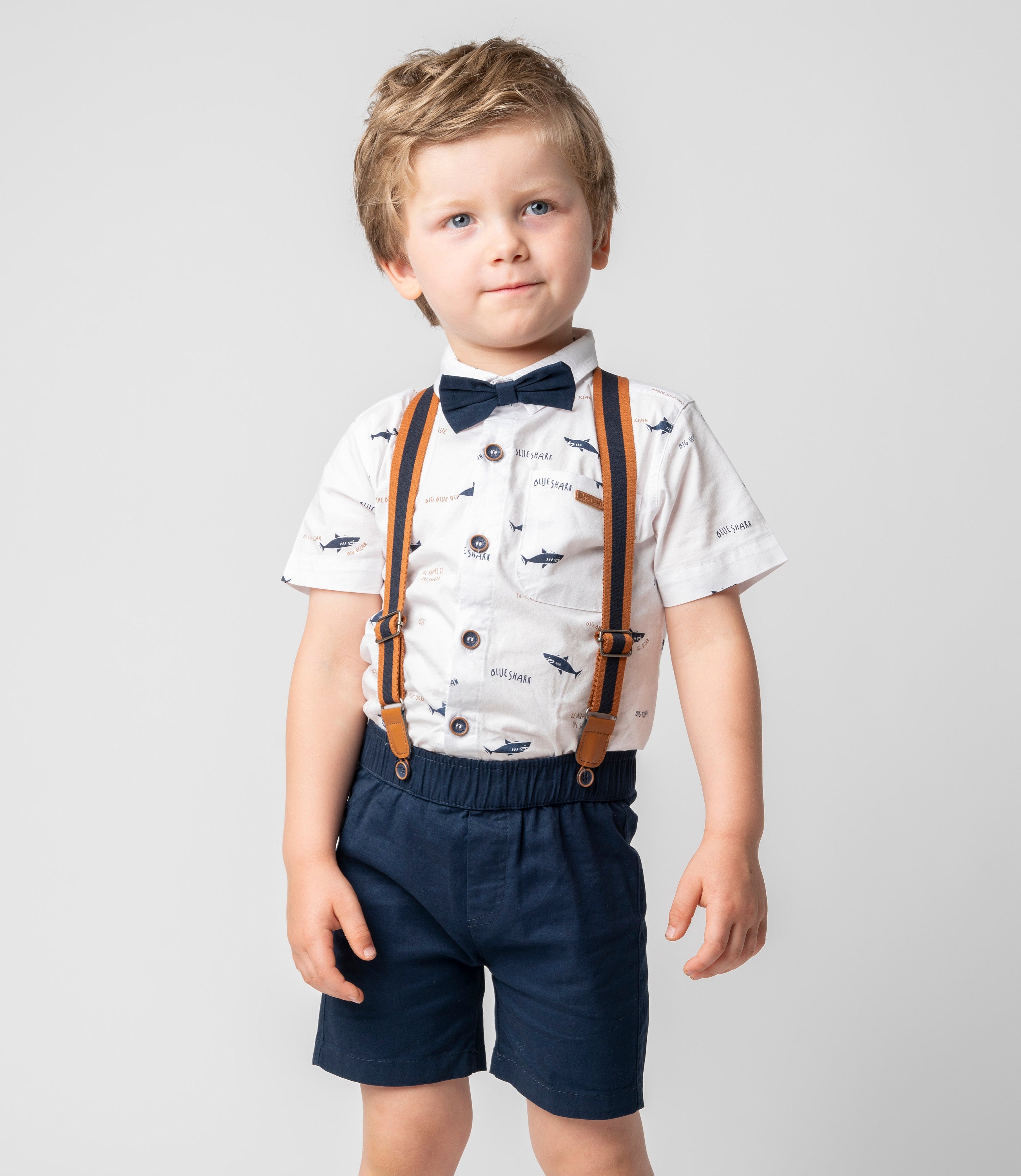 Conjunto bebé de camisa y bermudas Limonada - Main Image