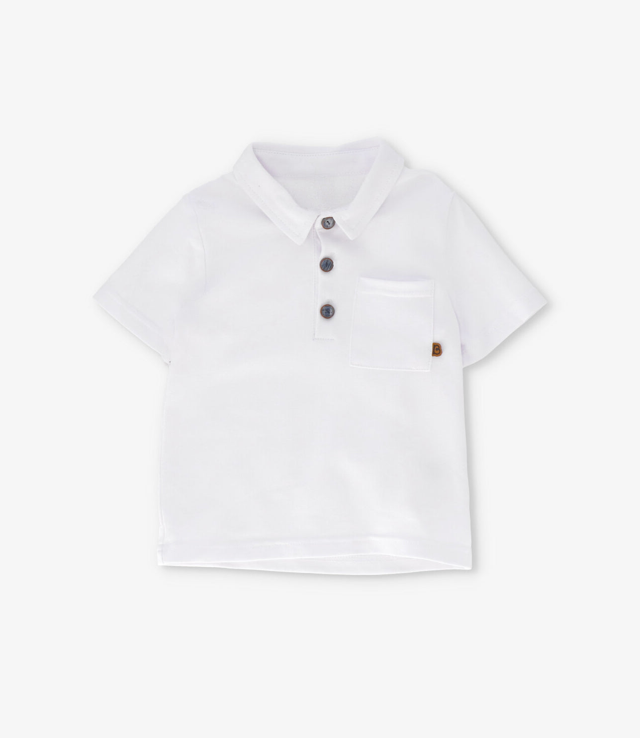 Conjunto bebé niño de piqué 3 meses / Blanco