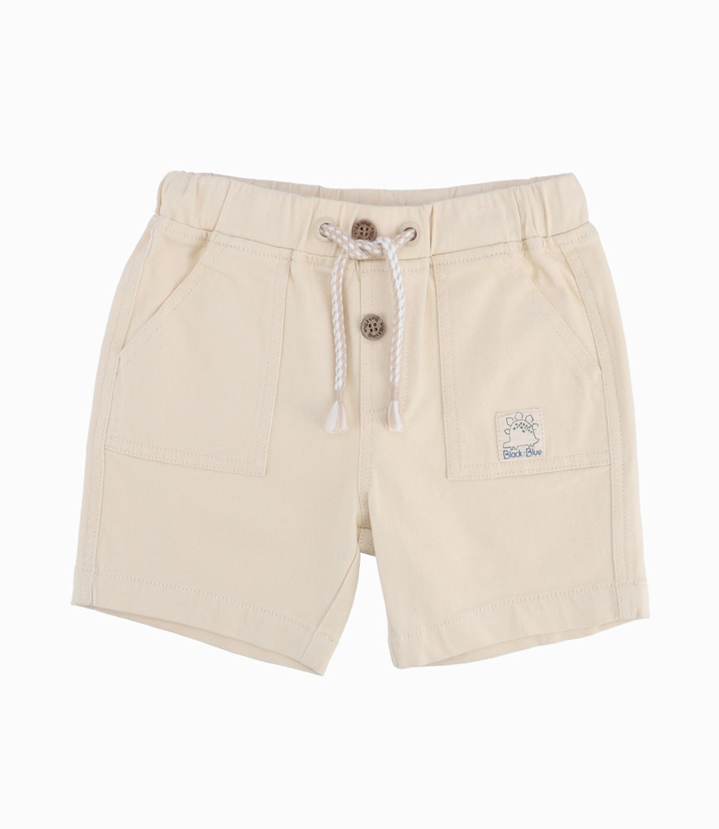 Bermuda Bebé Con Suspensores Desmotables 3 meses / Beige