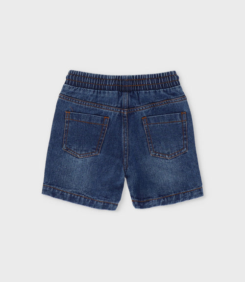 Bermuda bebé niño denim 3 meses / Azul Marino