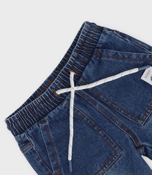 Bermuda bebé niño denim 3 meses / Azul Marino