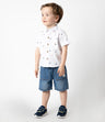 Bermuda bebé niño denim