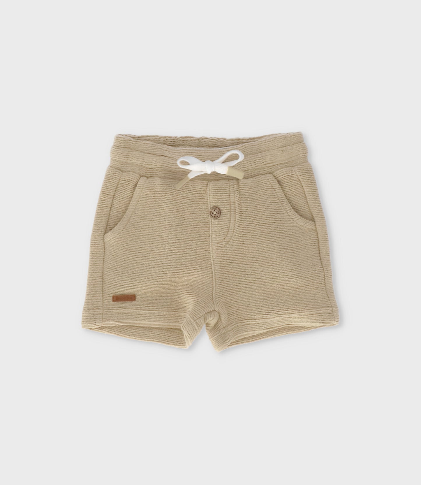 Bermuda bebé niño básica 3 meses / Beige