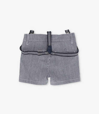 Bermuda bebé niño con suspensores