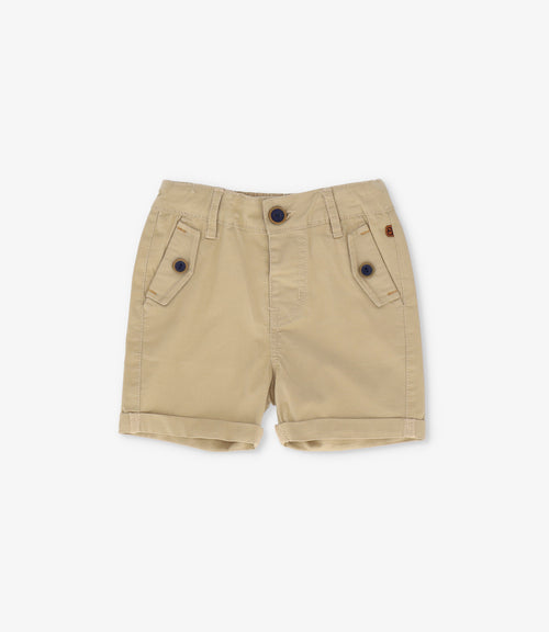 Bermuda bebé niño básica 3 meses / Beige