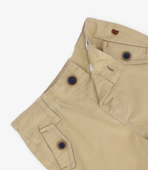 Bermuda bebé niño básica 3 meses / Beige