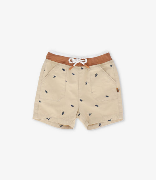 Bermuda bebé niño elasticadas 3 meses / Beige