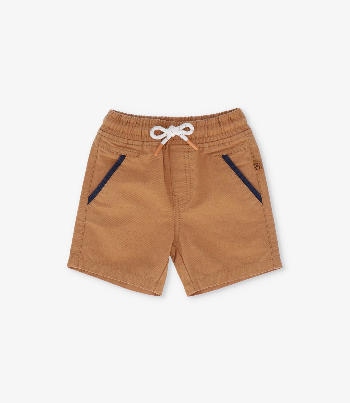 Bermuda bebé niño básica 3 meses / Café