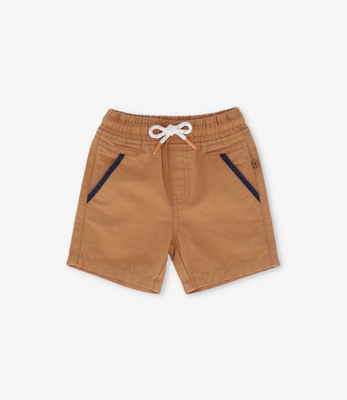 Bermuda bebé niño básica 3 meses / Café