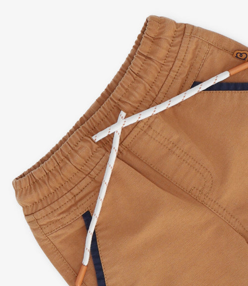 Bermuda bebé niño básica 3 meses / Café