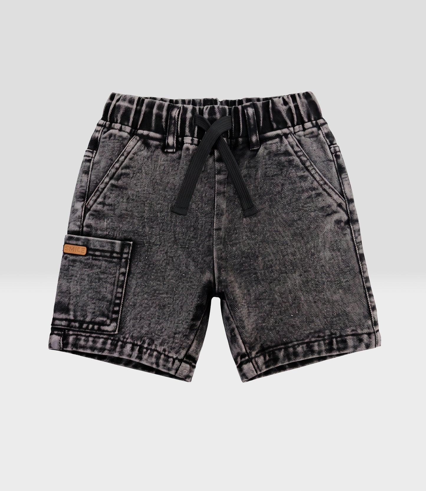 Bermuda bebé niño cargo 3 meses / Negro