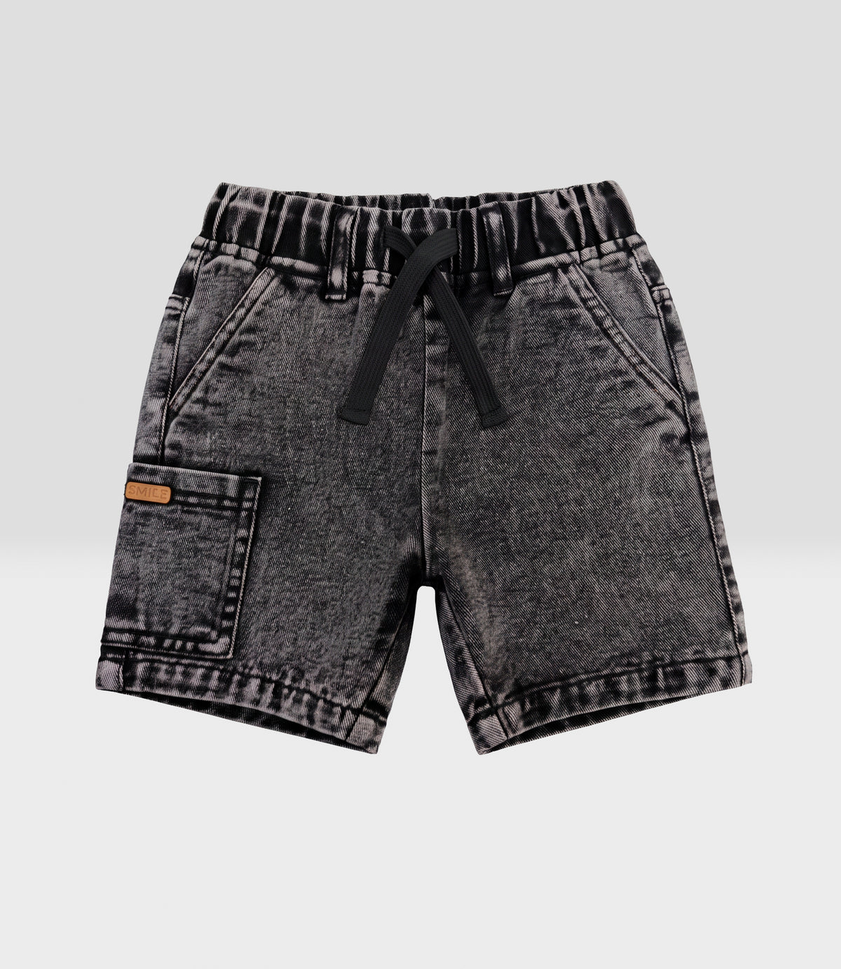 Bermuda bebé niño cargo 3 meses / Negro