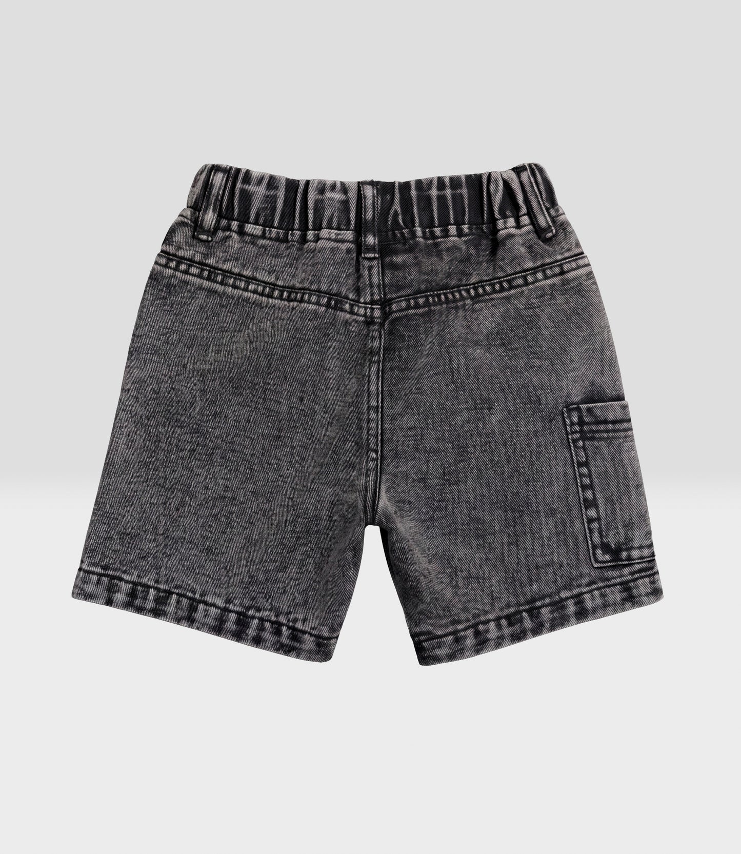 Bermuda bebé niño cargo 3 meses / Negro