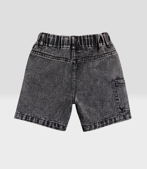 Bermuda bebé niño cargo 3 meses / Negro